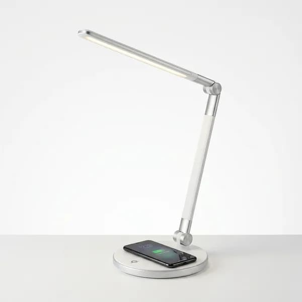 Main product photo: LED Desk Lamp with Wireless Charger for tech accessories and cable organizers from Sesoris
