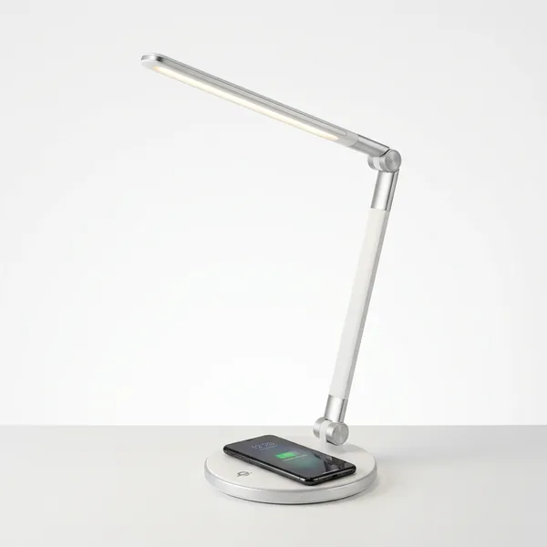 Main product photo: LED Desk Lamp with Wireless Charger for tech accessories and cable organizers from Sesoris