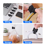 Reusable Cable Ties and Cord Organizer – Self-Adhesive Adjustable Straps for Wire Management, Desk Organization, and Rope Holding