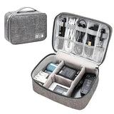 Waterproof Cable Storage Bag – Portable Digital Organizer for USB Cables, Chargers, and Plugs, Perfect for Travel