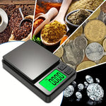 Precision Pocket Scale – Digital Mini Scale with Backlit LCD for Measuring Grams, Ounces, and Grains, Ideal for Jewelry, Food, and Travel