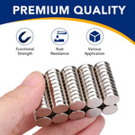 Super Strong Neodymium Disc Magnets – Powerful Rare Earth Magnets for Fridge, DIY Projects, Crafts, Scientific Experiments, and Office Use