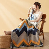 Extra Soft Flannel Blanket – Thickened and Cozy Nap Blanket, Perfect for Air-Conditioned Rooms