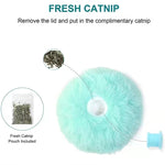 Interactive Smart Cat Toy Ball – Plush Electric Catnip Training Ball with Touch-Activated Sounds, Squeak Toy for Kittens and Cats