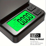 Precision Pocket Scale – Digital Mini Scale with Backlit LCD for Measuring Grams, Ounces, and Grains, Ideal for Jewelry, Food, and Travel