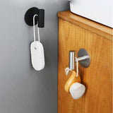 Adhesive Stainless Steel Wall Hooks – Multipurpose Towel, Coat, Key, and Pants Hangers for Bathroom and Kitchen Storage