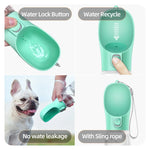 Portable Dog Water Bottle – Leakproof Outdoor Drinking Bowl for Small and Large Dogs, Cats, and Breeds like Chihuahuas and French Bulldogs