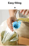 Portable Grain Storage Bags – Transparent, Recyclable, Insect-Proof, and Moisture-Resistant for Freshness Preservation