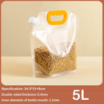 Portable Grain Storage Bags – Transparent, Recyclable, Insect-Proof, and Moisture-Resistant for Freshness Preservation