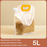 Portable Grain Storage Bags – Transparent, Recyclable, Insect-Proof, and Moisture-Resistant for Freshness Preservation