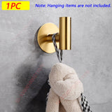 Adhesive Stainless Steel Wall Hooks – Multipurpose Towel, Coat, Key, and Pants Hangers for Bathroom and Kitchen Storage