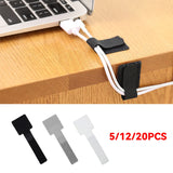 Reusable Cable Ties and Cord Organizer – Self-Adhesive Adjustable Straps for Wire Management, Desk Organization, and Rope Holding