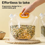 Portable Grain Storage Bags – Transparent, Recyclable, Insect-Proof, and Moisture-Resistant for Freshness Preservation