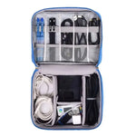 Waterproof Cable Storage Bag – Portable Digital Organizer for USB Cables, Chargers, and Plugs, Perfect for Travel