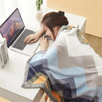 Extra Soft Flannel Blanket – Thickened and Cozy Nap Blanket, Perfect for Air-Conditioned Rooms